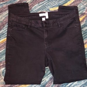 Mid-Rise Long Skinny Jeans